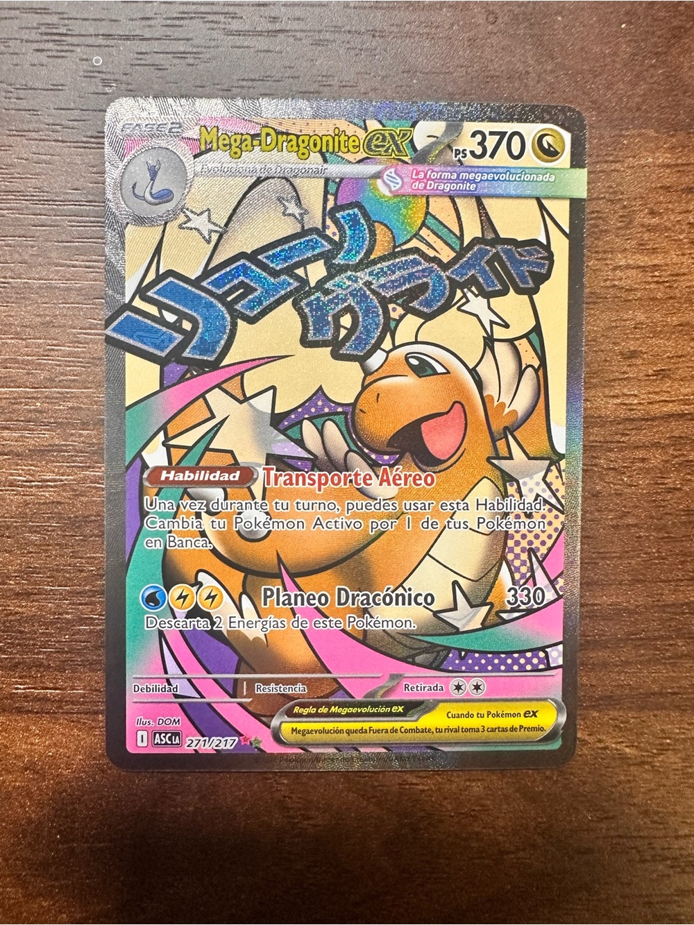 Mega-Dragonite EX Pokémon TCG - Spanish Version 271/217 Ascenso Heróico